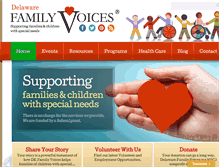 Tablet Screenshot of delawarefamilytofamily.org